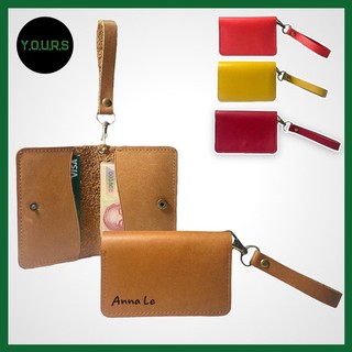 Ví da bò nam nữ WAVE YOURS, Ví đựng card visit, ví đựng thẻ xe, Ví móc khoá tiện dụng