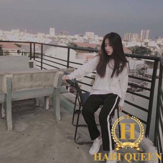 Quần baggy nữ 1 sọc cá tính HARIQUEEN