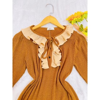 [BIGSIZE, FREESIZE] Đầm Len Tiểu Thư, 2hand