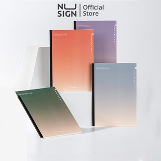 Sổ tay ghi chép, sổ planner cao cấp NUSIGN 40 trang, chất giấy dày, mịn, bìa cứng 4 màu pastel nhã nhặn - mã NS284/NS285