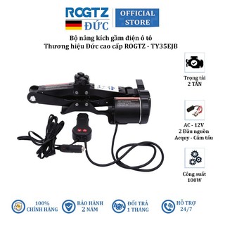 Bộ nâng kích gầm điện ô tô ROGTZ TY35EJB, 2 tấn, 12V - Chiều Cao Nâng Tối Đa 35cm