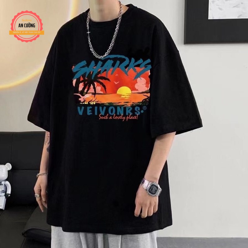 Áo thun nam, áo phông nam tay ngắn cổ tròn chất cotton dày dặn thoáng mát ATN007 - An Cường Fashion