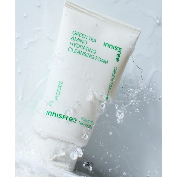 Sữa rửa mặt dưỡng ẩm da innisfree Green Tea Hydrating Amino Acid Cleansing Foam 150 g