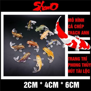 Cá Chép Koi đá thạch anh phong thủy