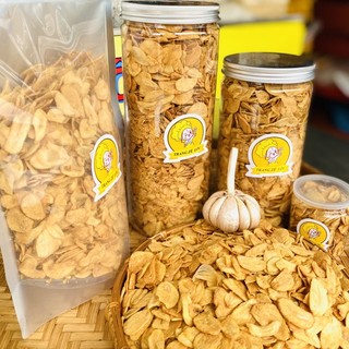 Tỏi phi lát mỏng siêu thơm giòn🧄nguyên chất 100%🧄thực phẩm trang zé lòu