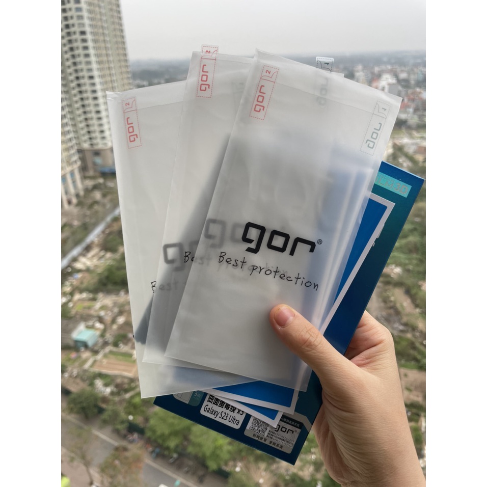 Miếng Dán dẻo Gor Samsung S23 Ultra, S23 Ultra 5G chính hãng GOR