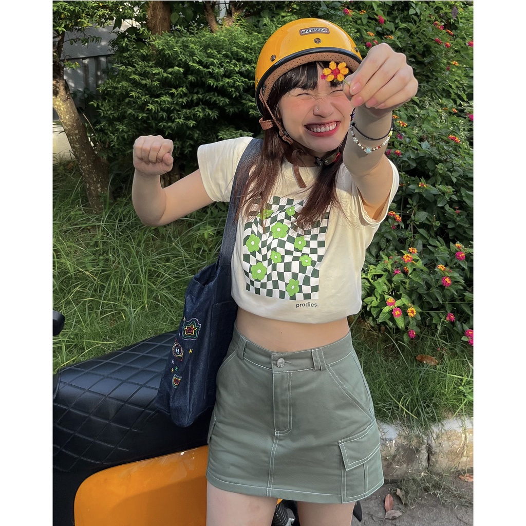 Áo Thun Nữ PRADIES Form Babytee "Floral"