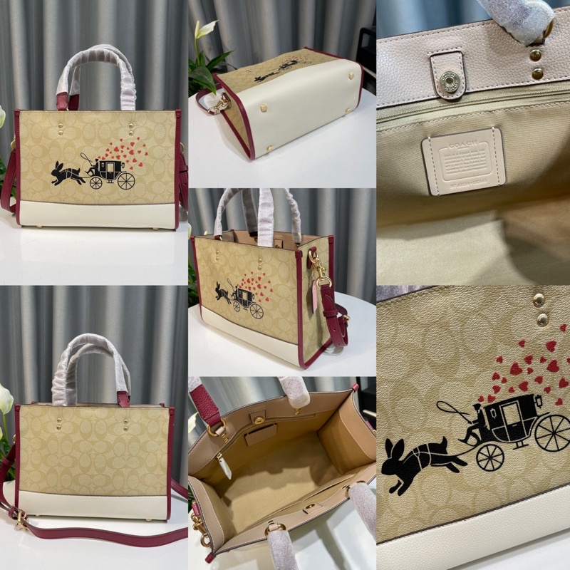 Túi C0ach Dempsey Tote 30 fulltag