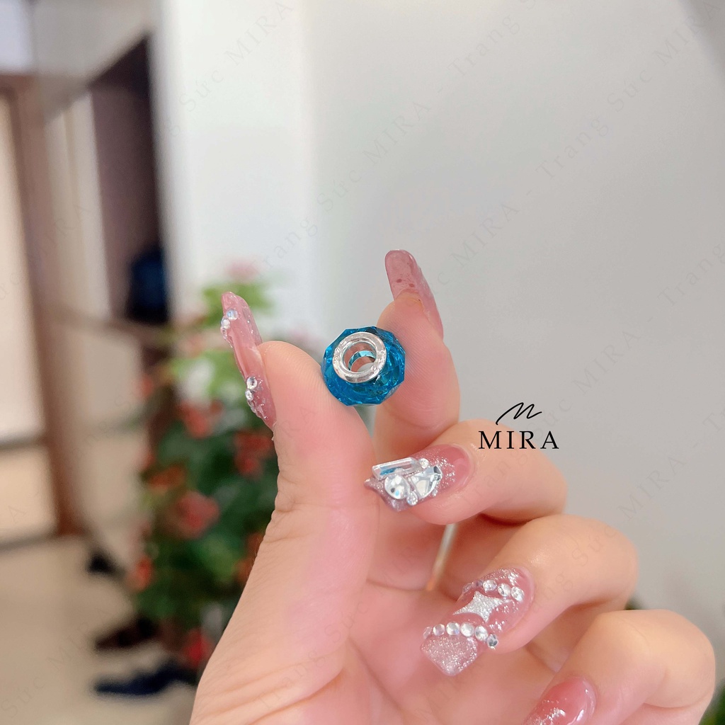 Charm, Hạt Pan MIRA & Co. - DA03 Đá Phay Mix Được Tất Cả Dòng Lắc MIRA