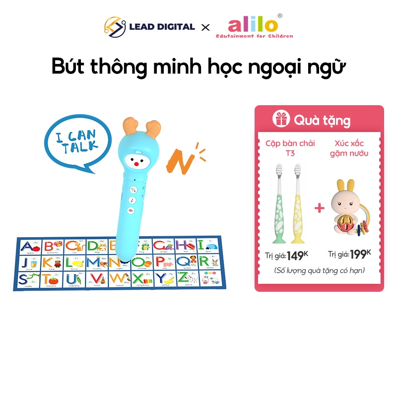 Bút Thông Minh Alilo D3C Early Educational Talking Pen -  Đọc Chữ, Phát Nhạc - Đồ Chơi Giáo Dục Cho Bé