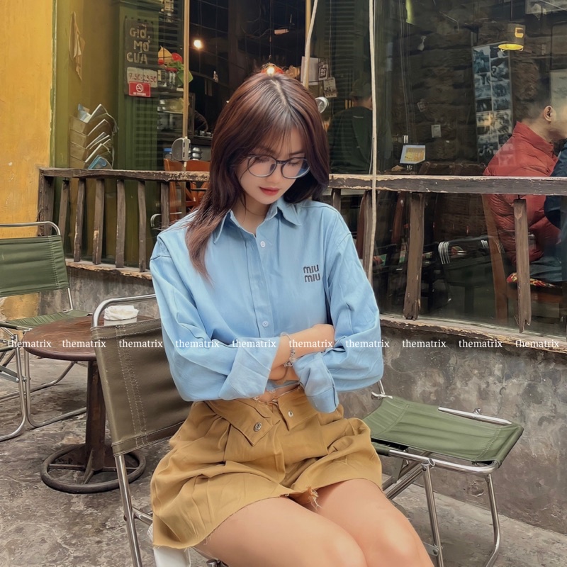 Áo sơmi cao cấp miumiu ver 2