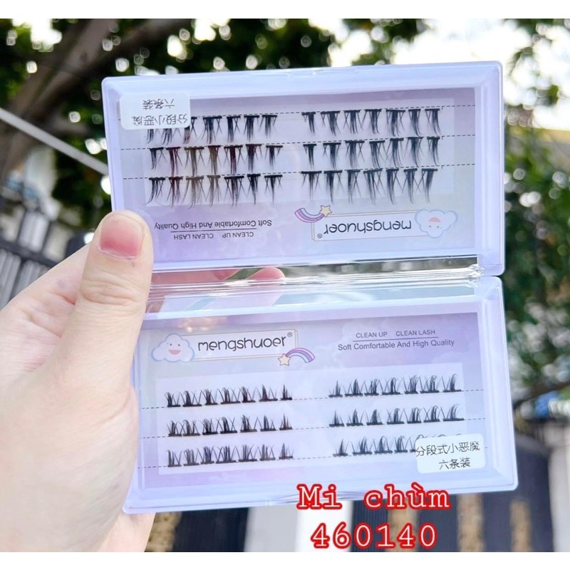 mi giả tự nối -dán mi (mi chùm) hàng đẹp mềm