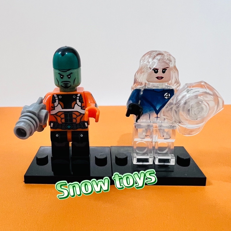 Minifigures Avengers Marvel - Mô hình Fantastic Leader Human Touch Loki Doctor Doom Scream Invisible Woman Spider man