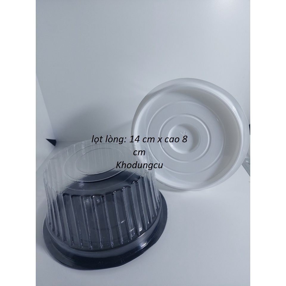 50-100 Hộp H24 Nắp Cao Đế Đen và Trắng