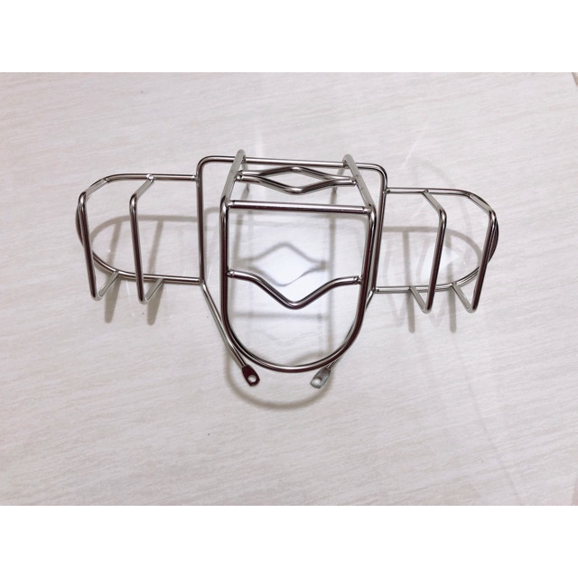 BỘ KHUNG INOX BẢO VỆ CỤM ĐÈN HẬU XE CUB 50