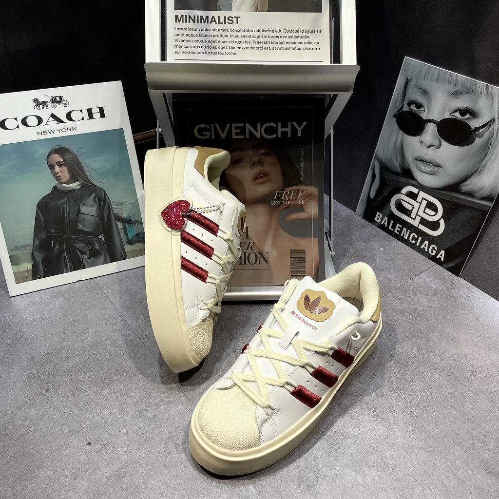 GIÀY THỂ THAO ADIDAS SUPERSTAR BONEGA. GIÀY THỂ THAO DAS SÒ ĐẾ CAO