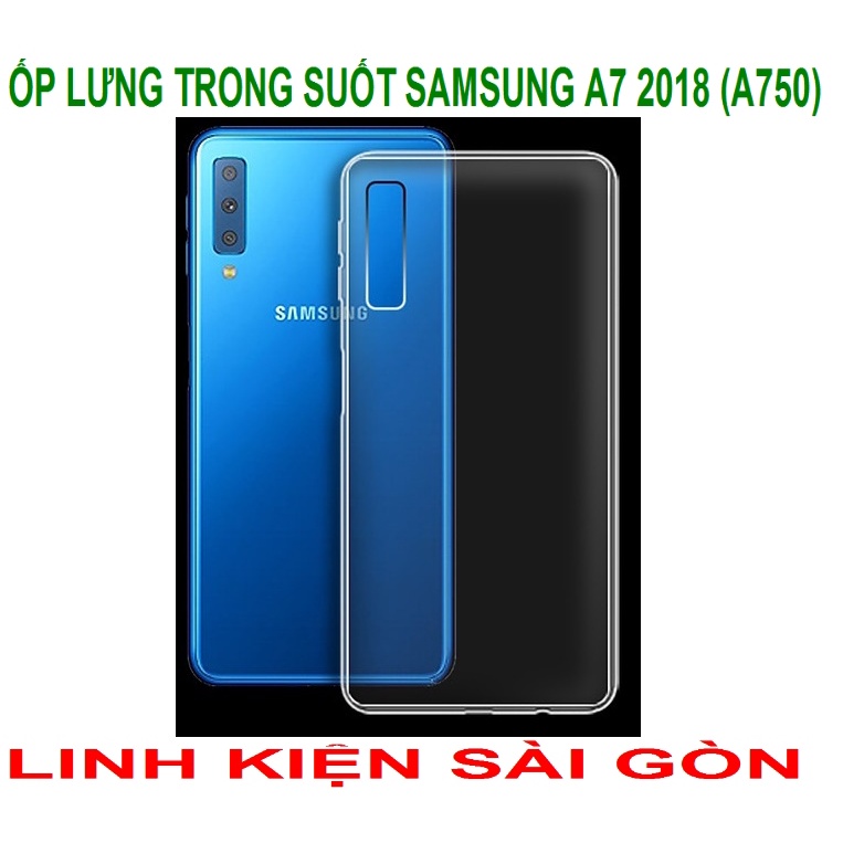 ỐP LƯNG TRONG SUỐT SAMSUNG A750