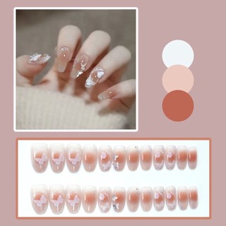 Móng giả Set 24 móng tay kèm chai keo dán