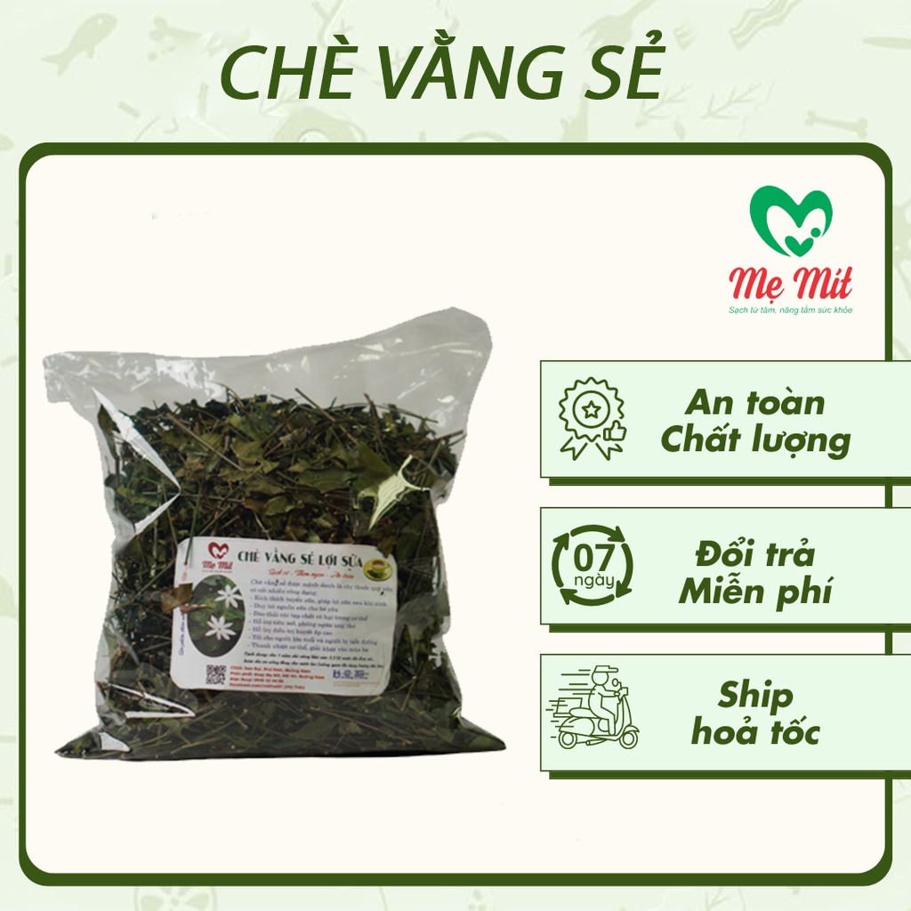 Chè vằng sẻ khô Mẹ Mít tác dụng giúp giảm cân, chậm kinh, kích thích sữa về tốt cho mẹ bầu sau sinh