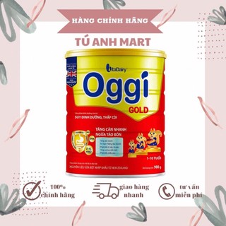 Sữa bột cho bé Oggi Gold 900g, dành cho trẻ suy dinh dưỡng thấp còi, 1-10 tuổi