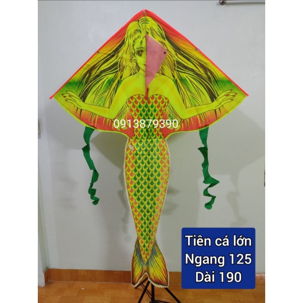 Diều hằng nga lớn 2.3m tuyệt đẹp tặng tay cầm và 50m dây