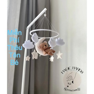 Đồ chơi treo nôi gấu nằm trên trăng