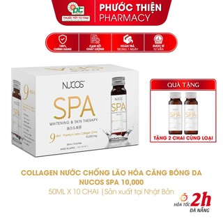 Collagen nước của Nhật Nucos Spa 10000 cải thiện nếp nhăn, ngăn ngừa lão hóa da hiệu quả Nano collagen