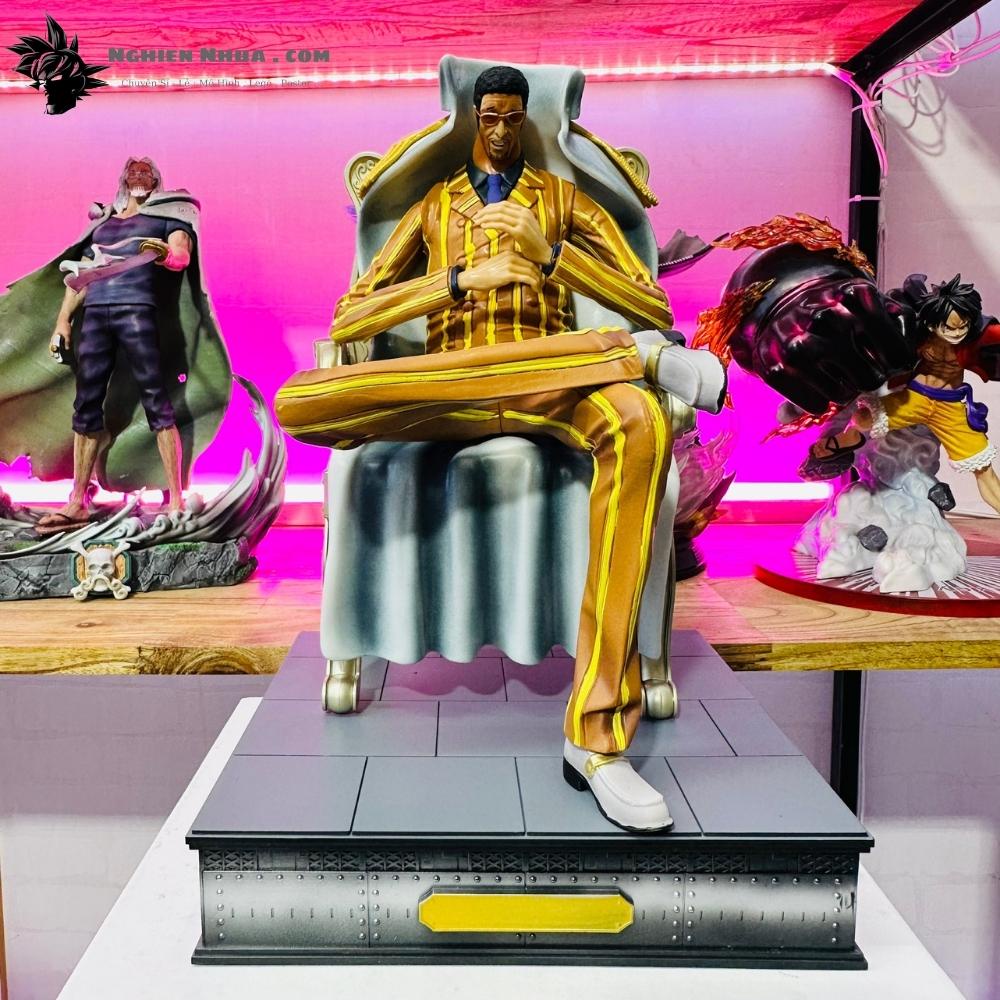 Mô Hình OnePiece Kizaru Borsalino ngồi ghế siêu ngầu cao 30cm , nặng 2kg8 - Figure OnePiece - Có Hộp màu