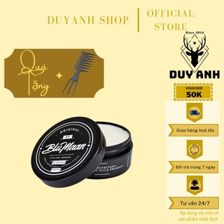 Sáp vuốt tóc BLUMAN ORIGINAL ĐEN 100gr tạo kiểu giữ nếp cho tóc. HÀNG CHÍNH HÃNG