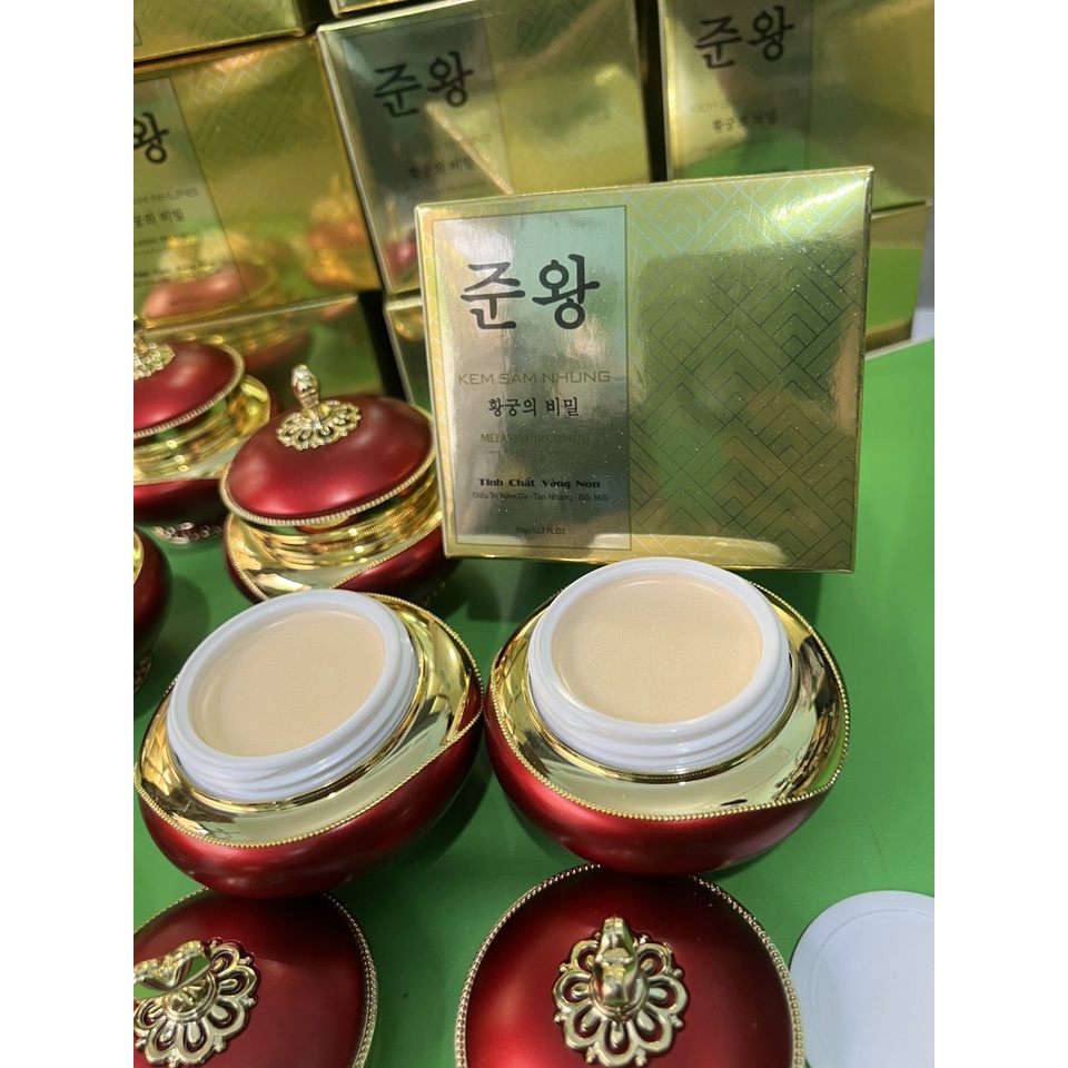 (tặngserum phục hồi  b5) Kem sâm Nhung Tươi COLLAGEN phục hồi dưỡng da sau tái tạo Dưỡng da chuyên sâu, cấp ẩm cho da