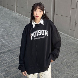 Áo sweater chân cua form siêu rộng poisonpotion 4 màu localbrand