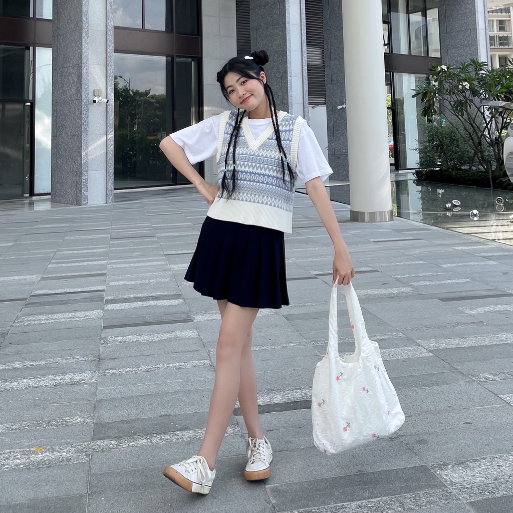 Túi vải xô thêu hoa cho nữ Pretty