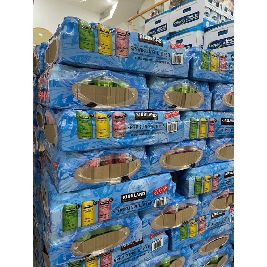 Soda Dành Cho Người Ăn Kiêng 𝐒𝐩𝐚𝐫𝐤𝐥𝐢𝐧𝐠 𝐖𝐚𝐭𝐞𝐫 𝐊𝐈𝐑𝐊𝐋𝐀𝐍𝐃 𝐭𝐫𝐚́𝐢 𝐜𝐚̂𝐲 ⚡ ĂN KIÊNG⚡Chuẩn Hàng Mỹ