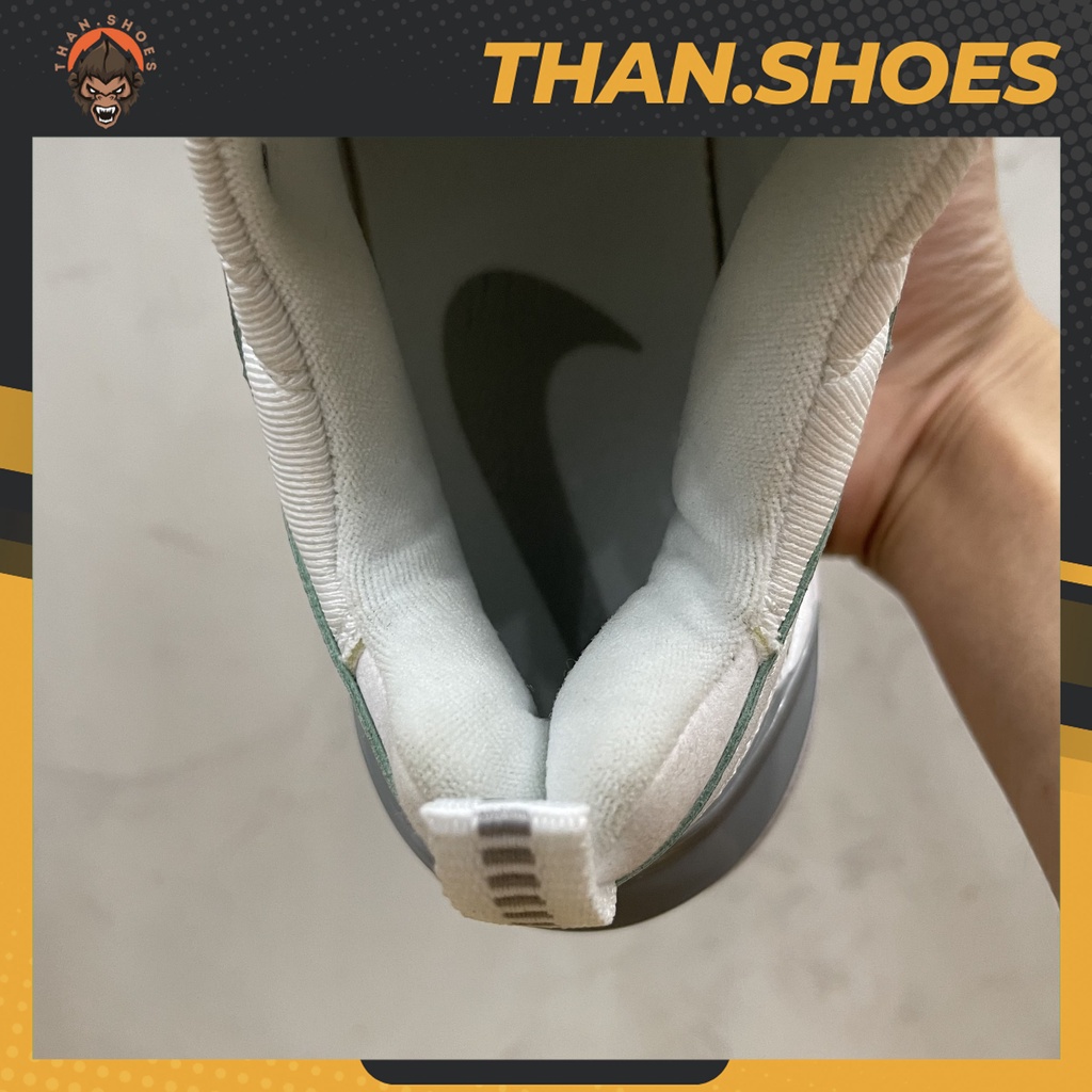 Giày M2k Tekno Triple White, M2k Trắng Gót Xám Nhạt - Than.Shoes