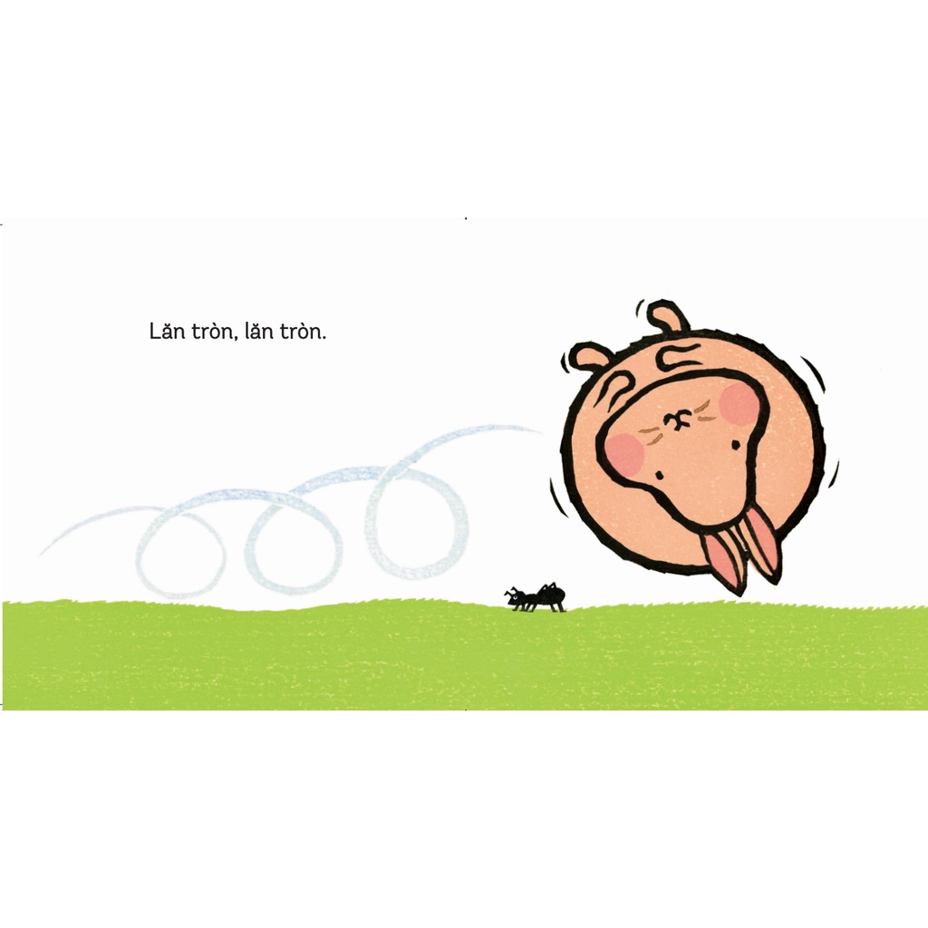 Sách Ehon cho bé 0 2 tuổi - Lăn tròn, lăn tròn! (Tranh truyện ehon Nhật Bản cho bé) | BigBuy360 - bigbuy360.vn