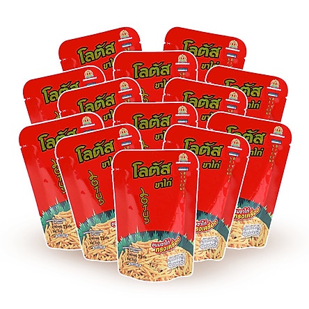 Lốc 13 gói bánh que đỏ Thái Lan DOAKBUA