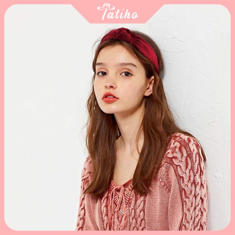 Cài tóc băng đô Santi Tuban Unisex hoạ tiết da dạng phong cách hàn quốc dễ thương nhiều màu sắc - Mã BD024