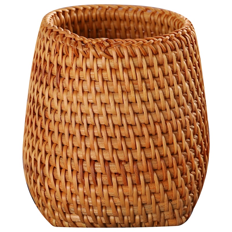 Cốc Đựng Bút bằng mây song decor, trang trí GAMA HOME.