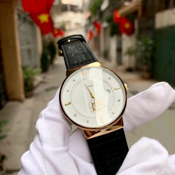 Đồng hồ Nam PT FM dây da mềm, kính chống xước, bảo hành 12 tháng - PT FM - HÀNG MỚI VỀ