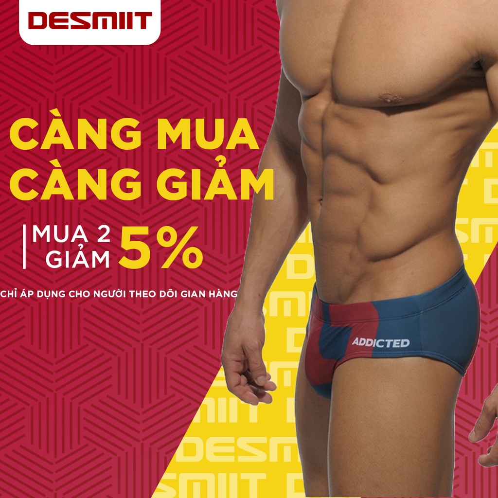 Quần Bơi Nam, Quần Tắm Nam Addicted AD045 - Thiết Kế Độc Đáo Cuốn Hút - Chất Liệu Cao Cấp - Desmiit Official Store