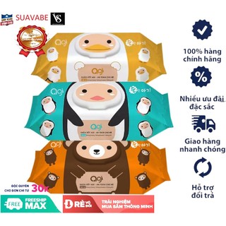 Combo 2 Gói Khăn Ướt AGI Không Mùi, Không Hương 100 tờ/gói (x 2 gói) - Giao Màu Ngẫu Nhiên