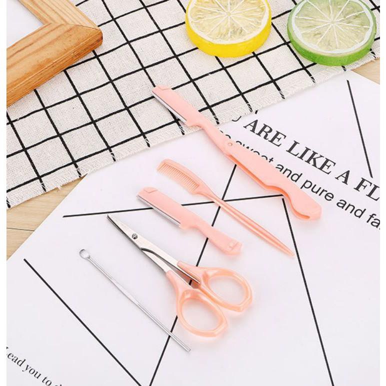 Set dao cạo lông mày 5 món