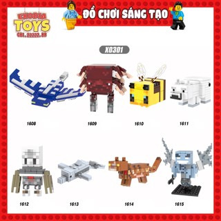 Xếp hình Minifigure nhân vật trò chơi My World Minecraft - Đồ Chơi Lắp Ghép Sáng Tạo - XINH X0301