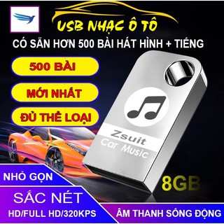 Usb nghe nhạc trên ô tô có sẵn 500 bài chất lượng cao đầy đủ các thể loại hình và tiếng