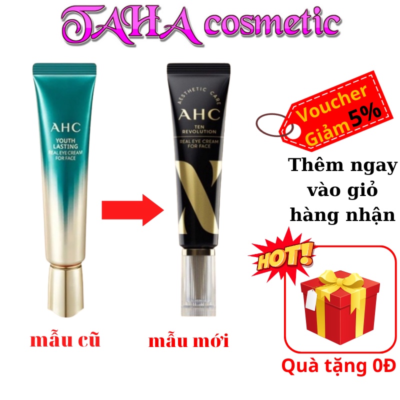 Kem Dưỡng Mắt AHC Cải Thiện Nếp Nhăn – Ageless Real Eye Cream