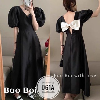 Bigsize đầm tafta nơ d61a