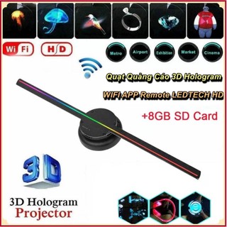 Quạt  LED Quảng Cáo 3D Hologram WIFI Thu Hút Khách đẹp mắt