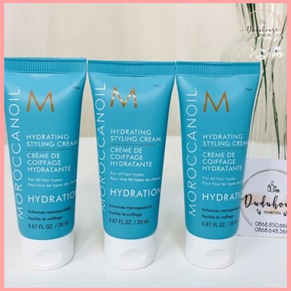 Kem Xả Khô Giữ Nếp Tóc Moroccanoil Hydrating Styling Cream 20ml