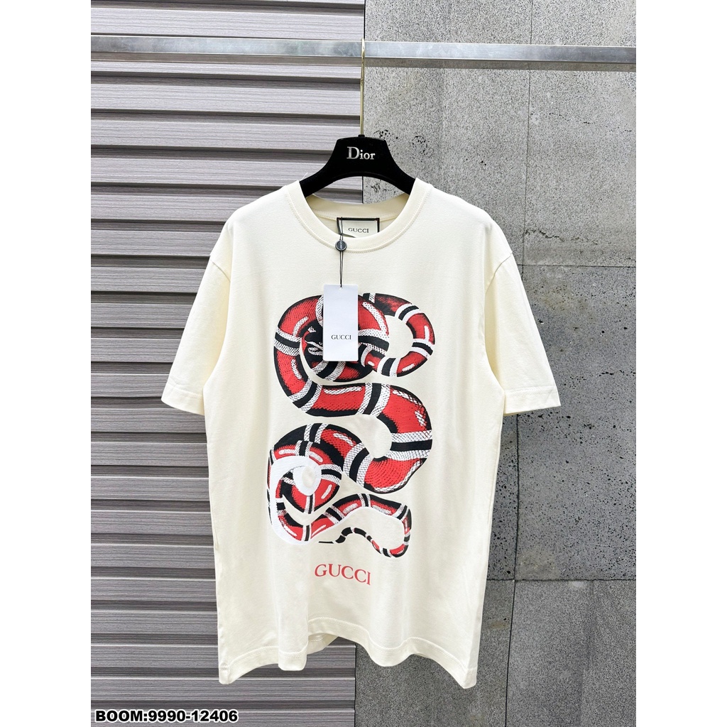 Áo Gucci In Rắn Hot Hit Cao Cấp - Full Size Nam,Nữ