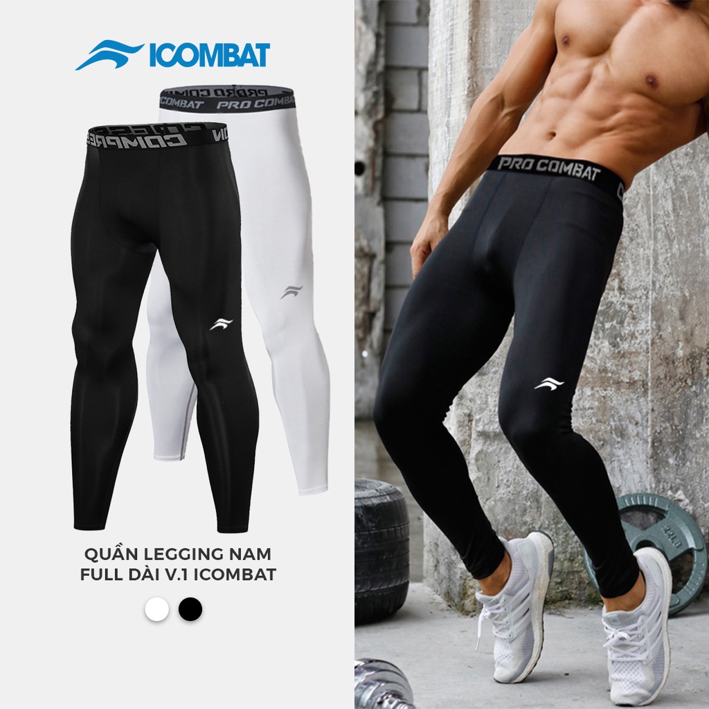 Quần legging nam PRO COMBAT quần giữ nhiệt thể thao nam chuyên tập GYM